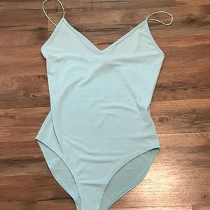 Forever 21 Light Blue Bodysuit